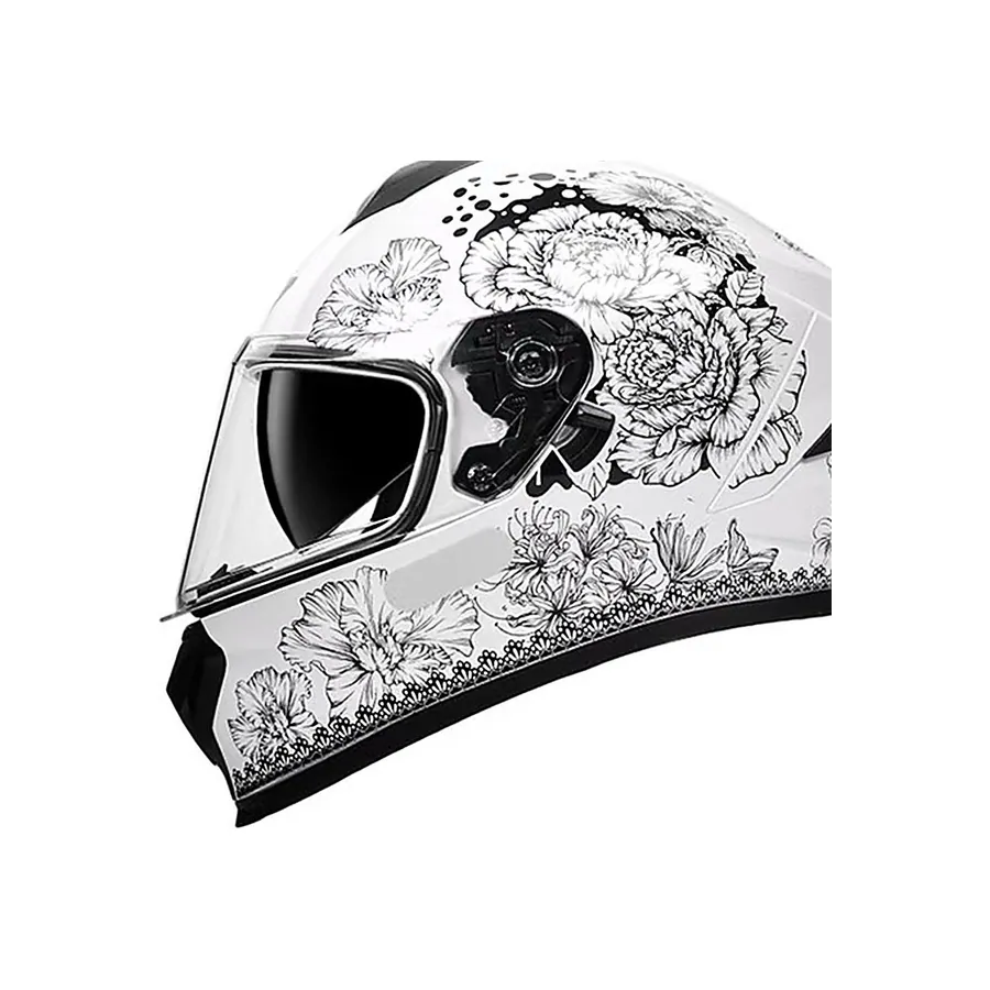 A8 Long-Wing Full Face Motorcycle Helmet - complete product view